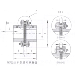 DJM型键联结双型弹性膜片